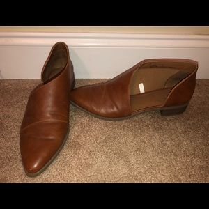 Newly worn open sided booties